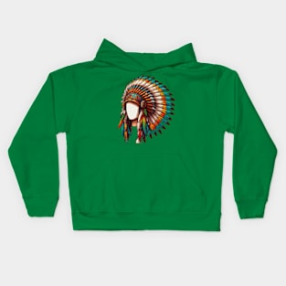 Amérindien culture Kids Hoodie